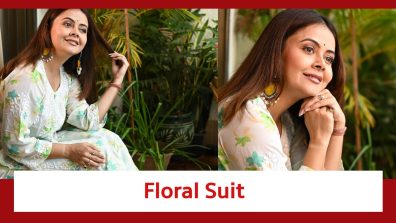 Devoleena Bhattacharjee Gives Her Trademark Smile In Floral Salwar Suit; Check Here