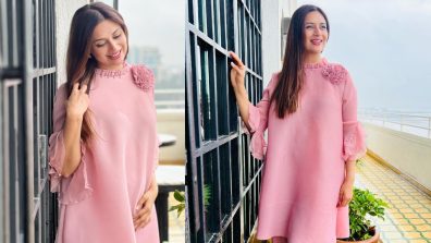 Divyanka Tripathi Exudes Chic Glam In Pink Salwar Suit