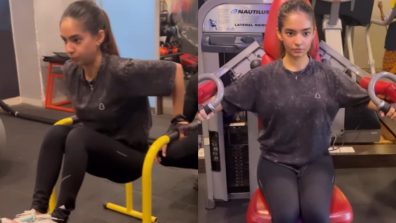 Fitness Freak: Anushka Sen ‘breathes’ in gym, watch video