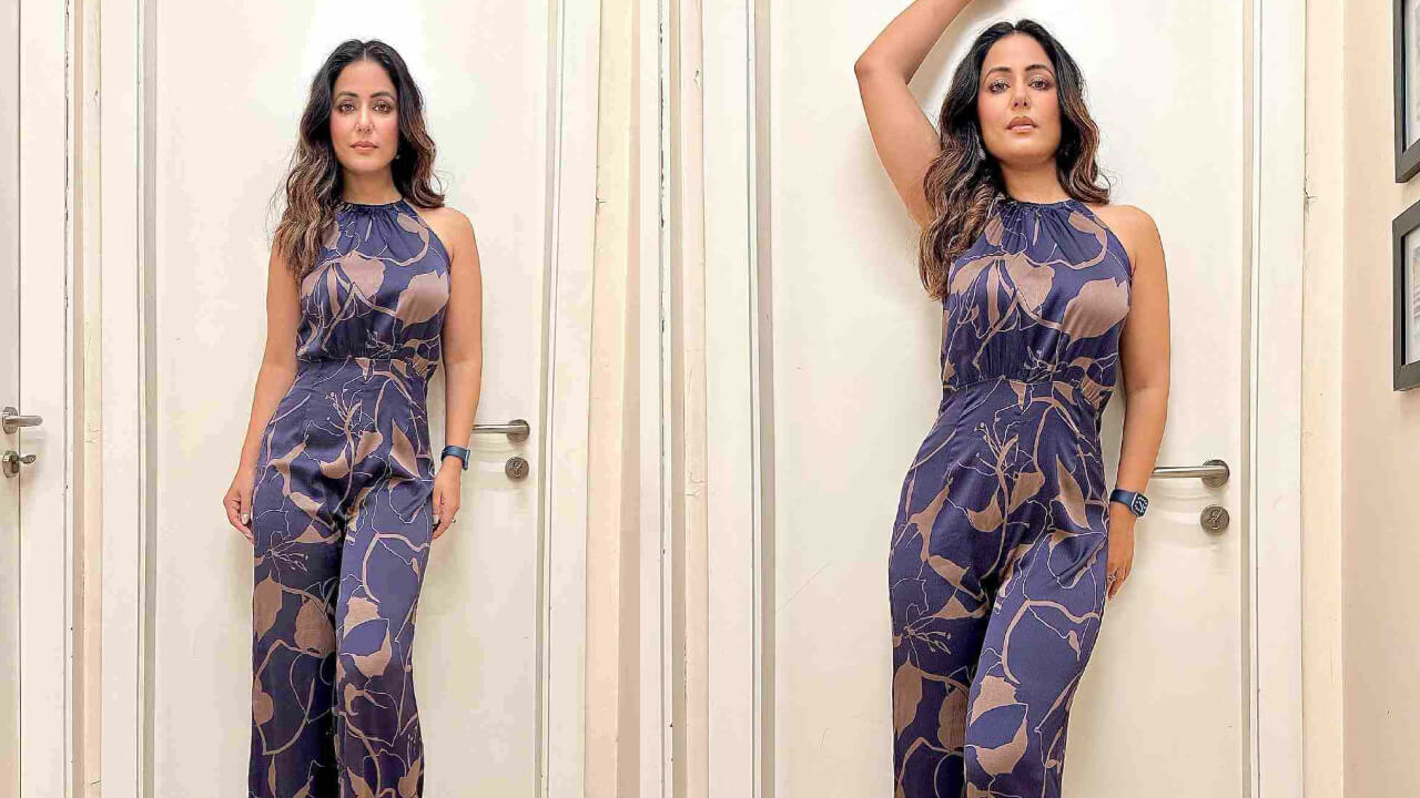 Hina Khan Goes Stylish In Printed Jumpsuit And Bellies; Take A Look 838827