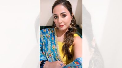 Hina Khan Looks Sunshine In Yellow Kurta And Floral Dupatta; See Pics