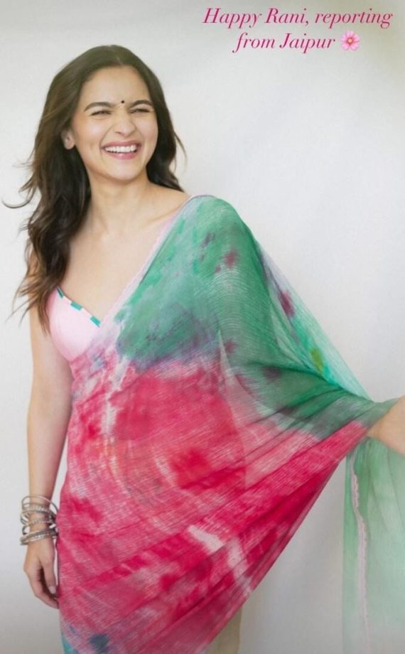 In Pics: Alia Bhatt keeps check on tie-dye trend with traditional flair 838189