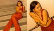 In Pics: Tejasswi Prakash turns the glam bar on in sheer red co-ords