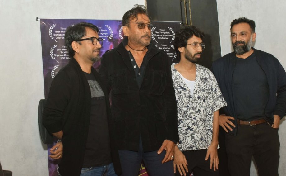 Jackie Shroff, Amrita Rao attended the screening of director Karan Singh Rathore's short film 