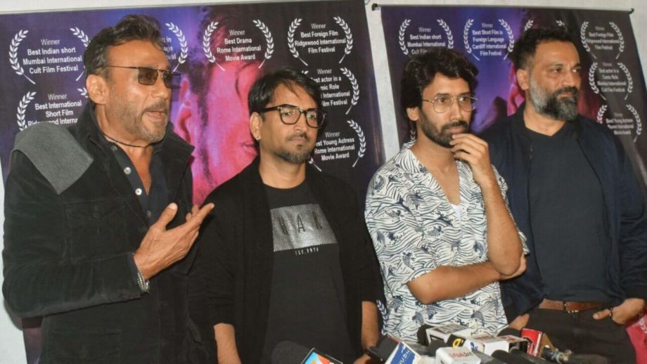 Jackie Shroff, Amrita Rao attended the screening of director Karan Singh Rathore's short film "Paath" 836741