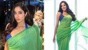 Janhvi Kapoor Turns ‘Bawaal’ In Green Saree
