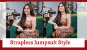 Jannat Zubair Is All Smiles In This Strapless Jumpsuit Style; Check Pics