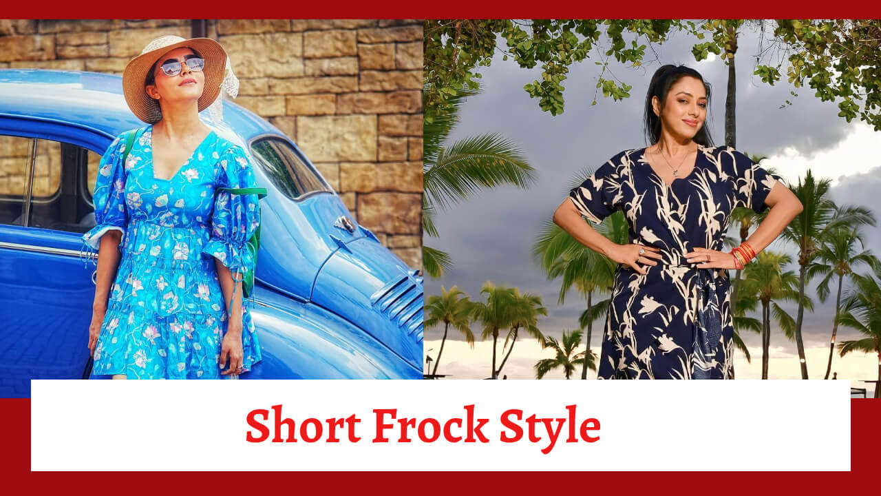 Leading Ladies Rupali Ganguly, Hina Khan And Rubina Dilaik Look Glam In Short Frock Style; Take A Look 823918