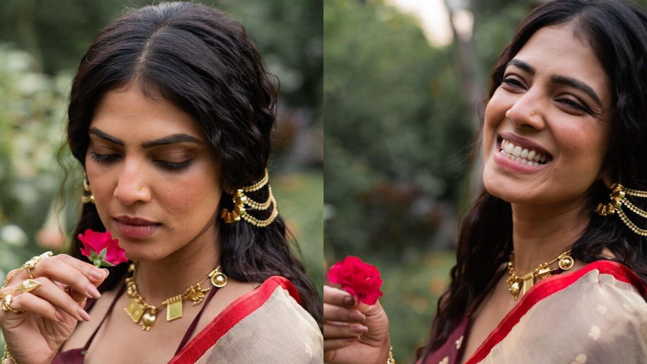 Malavika Mohanan Embraces Classic Ethnicity In Silk Saree; See Pics 834906