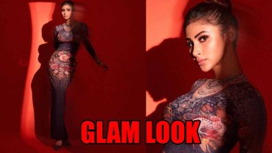 Mouni Roy flaunts curves in printed bodycon gown, Disha Patani loves it