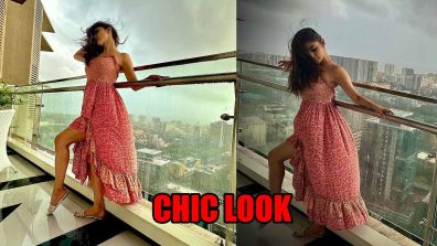 Mouni Roy’s chic monsoon look in pink dress makes fans crazy