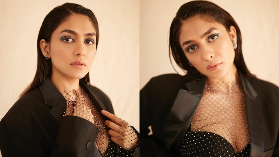 Mrunal Thakur Is All 'Shimmer'And 'Shine' In Pantsuit; See Pics 836384