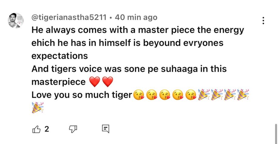 Netizens goes Gaga Over Tiger Shroff's Newly Released Song! Says, 