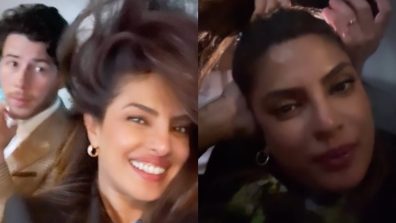 Nick Jonas helping Priyanka Chopra to tie her ponytail is the cutest thing to witness, watch