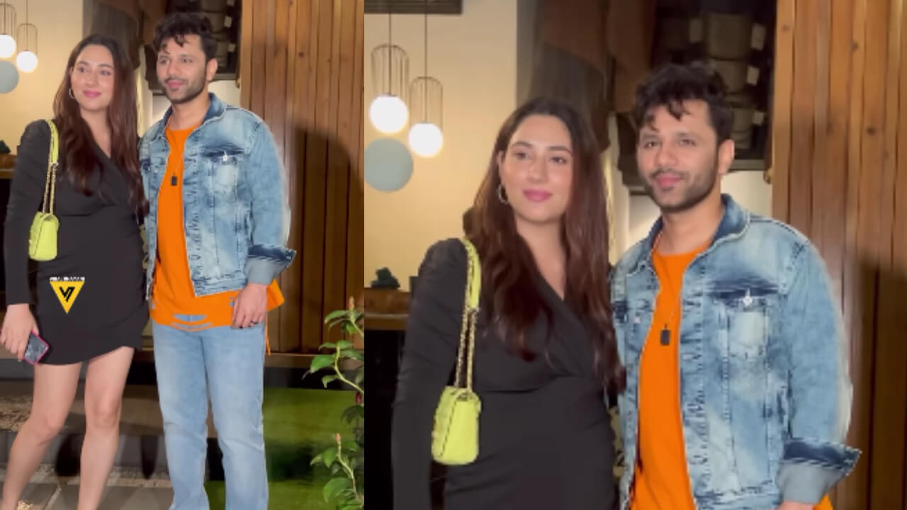 Parents-to-be Disha Parmar and Rahul Vaidya head for dinner date together, watch 822751