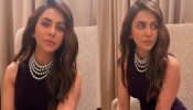 Rakul Preet Singh’s plum high-thigh slit bodycon is the season’s beauty goal