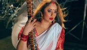 Rani Chatterjee Turns Muse In White Saree For Her Upcoming Song