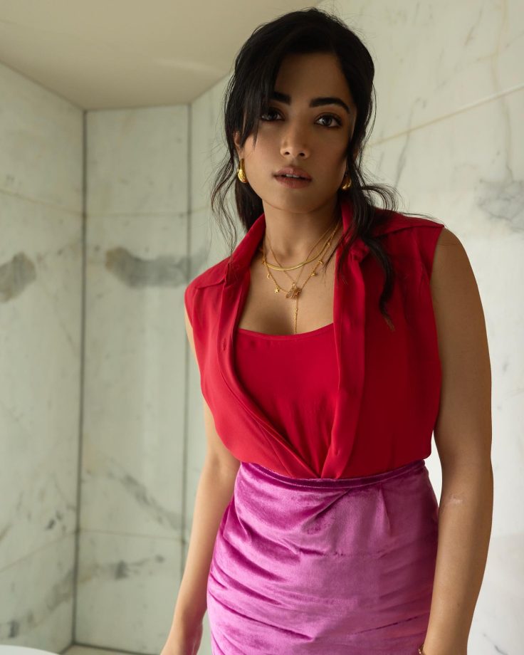 Rashmika Mandanna Goes Creative In New Bodycon Ensemble; Check Here 836205