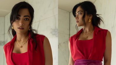 Rashmika Mandanna Goes Creative In New Bodycon Ensemble; Check Here