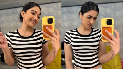 Rashmika Mandanna ‘Trying Hard’ To Get A Perfect Mirror Selfie; See Pics