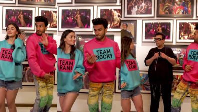 RRPK Banter: Alia Bhatt-Ranveer Singh recreate a goofy version of ‘What Jhumka’, Karan Johar reacts