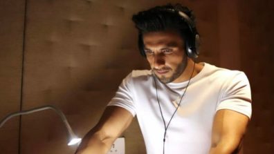 RRPK BTS: Ranveer Singh shares unseen picture from dubbing studio