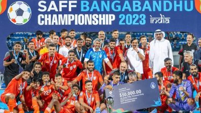 SAFF Championship 2023: Team India beats Kuwait, Cricket fraternity pours love on Twitter