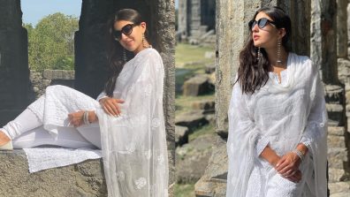 Sara Ali Khan is the sunkissed white swan in chikankari salwar suit, see pics