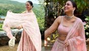 Shraddha Arya Wows In Soft Pink Lehenga; See Her Ethnic Glam