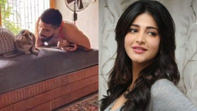 Shruti Haasan And Boyfriend Santanu Hazarika Playing With Pets(Unseen Video)