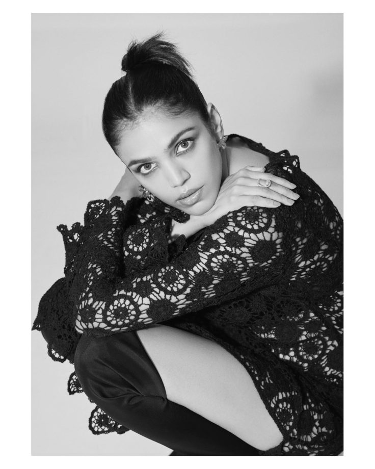 Sneak Peek Into Shriya Pilgaonkar's Sheer Love In Monochrome Picture 838202