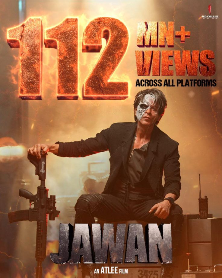 SRK’s Jawan Prevue Shatters all previous records! As the video with the highest views ever in 24 hrs for any Indian Film 832655