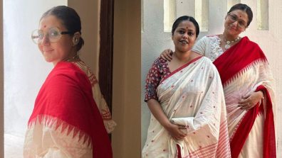 Swastika Mukherjee In Love With Red And White Saree, See Pics