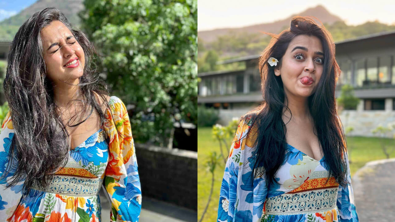Tejasswi Prakash’s floral peplum silhouette is perfect for sunny monsoons, see pics 832071