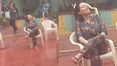 TMKOC BTS: Munmun Dutta drops unseen rain sequence moments