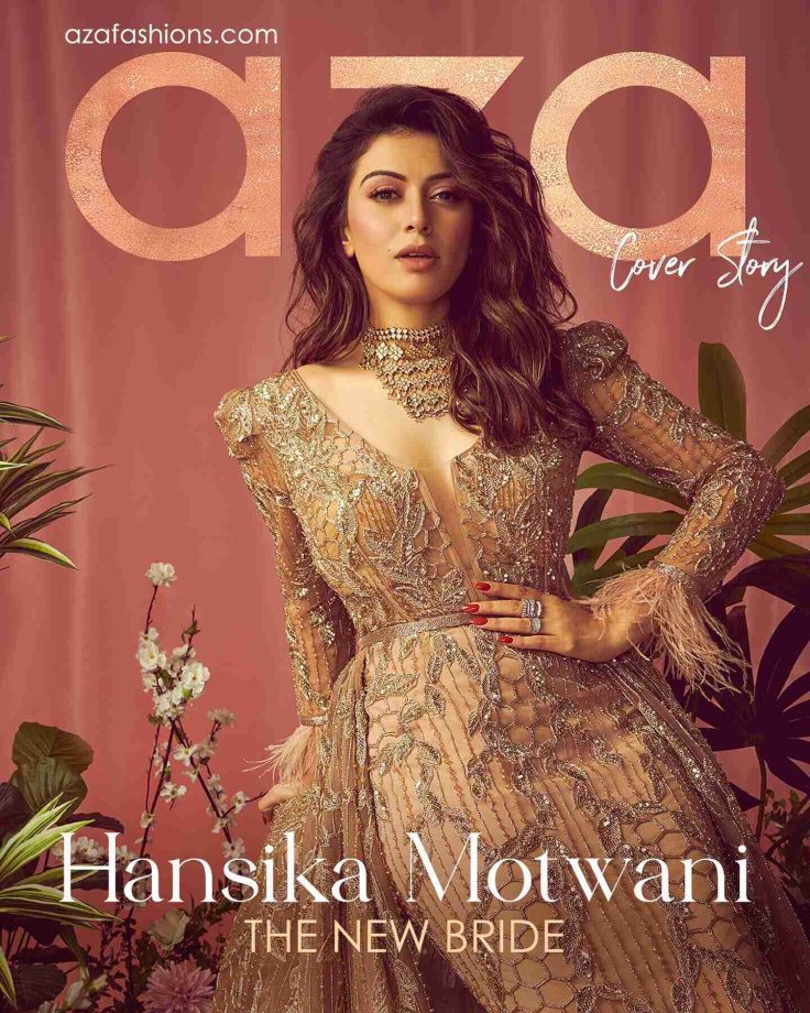 Trailblazing in Peach: Hansika Motwani's gown game is in full bloom 837359