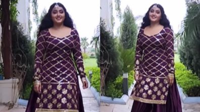 Watch: Kajal Raghwani Goes Divine In Purple Traditional Drape