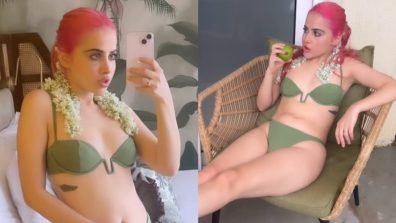 Watch: Urfi Javed’s Red Gajra Hairstyle In Bikini Is Astonishing