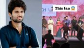 Watch: Vijay Deverakonda gets shocked as a fan tries to touch his feet on stage
