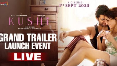 Ahead of the grand trailer launch, the makers ignite the excitement with unseen pictures of Kushi!