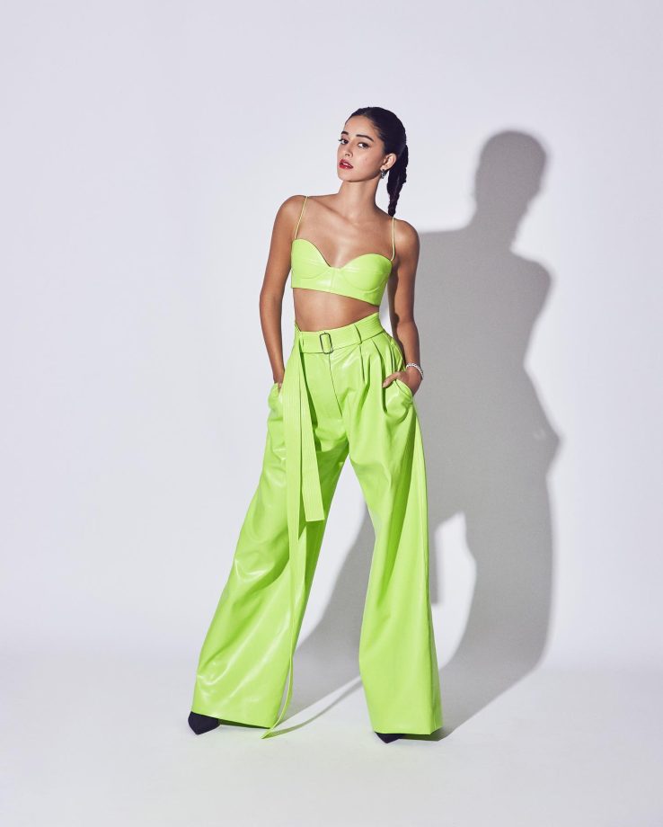 Ananya Panday Is Feisty Babe In Abstract Neon Co-Ords; See Here 844339