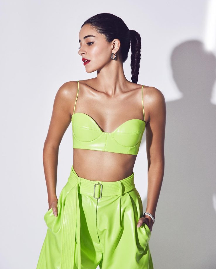 Ananya Panday Is Feisty Babe In Abstract Neon Co-Ords; See Here 844340