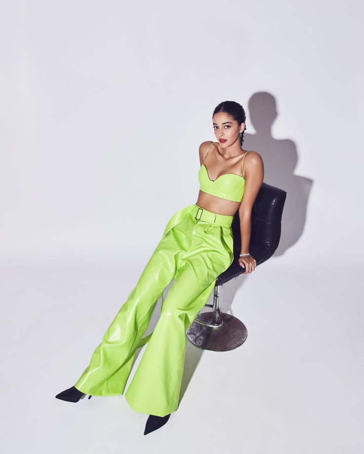 Ananya Panday Is Feisty Babe In Abstract Neon Co-Ords; See Here 844338