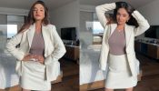 Anushka Sen Looks Preppy In Ivory Three Piece Co-ords