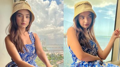 Anushka Sen takes Miami by storm with her exotic blue ensemble, see pics