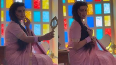 Dream Girl: Akshara Singh blooms with allure in pink saree, watch