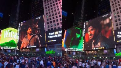 Dulquer Salmaan’s ‘King Of Kotha’ makes history as first Malayalam movie to be promoted at Times Square, New York