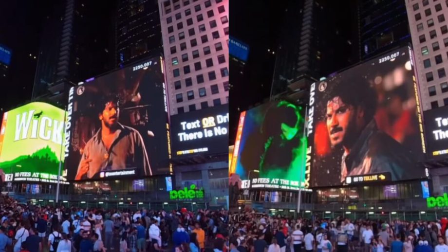 Dulquer Salmaan's 'King Of Kotha' makes history as first Malayalam movie to be promoted at Times Square, New York 844541