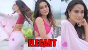 Elegance Redefined: Surbhi Jyoti’s Baby Pink Saree Look Steals Hearts