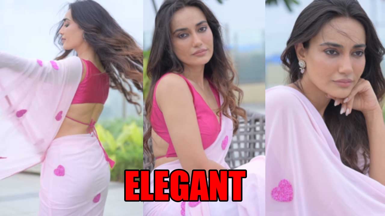 Elegance Redefined: Surbhi Jyoti's Baby Pink Saree Look Steals Hearts 841147